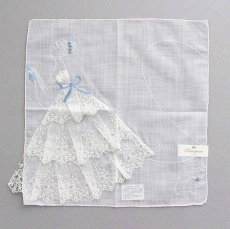 画像1: 【 Point point 】ポワンポワン　刺繍ハンカチ　ウェディング　ブライド　新婦　Wedding Bridal Bride (1)