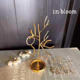 Creer 】in bloom アクセサリースタンド ツリーL アイアン ゴールド レトロ ハンドメイド インド製 クレエ - Nature Ave.