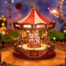 画像1: 【Rolife】メロディー　メリーゴーランド　Classic Carousel 　ミュージックドリーマー　ウッドパズル　ミニチュア (1)