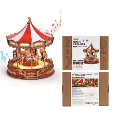 画像6: 【Rolife】メロディー　メリーゴーランド　Classic Carousel 　ミュージックドリーマー　ウッドパズル　ミニチュア (6)