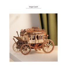 画像3: 【Rolife】駅馬車　The Stage Coach ３D　木製パズル　DIY 　ミニチュア模型 　立体パズル (3)