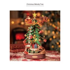 画像3: 【Rolife】クリスマスメロディーツリー　Christmas Melody Tree AMS01  オルゴール　ウッドパズル　ミニチュア DIY (3)