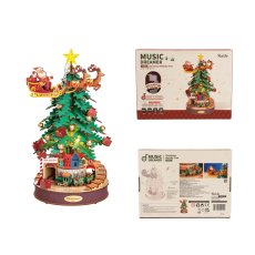 画像6: 【Rolife】クリスマスメロディーツリー　Christmas Melody Tree AMS01  オルゴール　ウッドパズル　ミニチュア DIY (6)