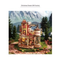 画像3: 【Rolife】ドリームギフトファクトリー　Christmas Dream Gift Factory 　ミュージックドリーマー　ウッドパズル　ミニチュア EAB01 (3)