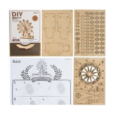 画像7: 【Rolife】観覧車　Ferris Wheel  ３D　ウッドパズル　木製パズル　DIY　ミニチュア模型  (7)