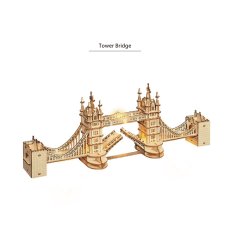 画像4: 【Rolife】タワーブリッジ Tower Bridge ３D　木製パズル　DIY 　ミニチュア模型  (4)