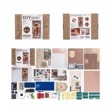 画像6: 【Rolife】パリのコーナー書店　Book Nook　ブックヌーク　ウッドパズル　ミニチュア　ブックエンド 　DIY  (6)