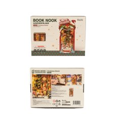 画像6: 【Rolife】クリスマスの街　Christmas Street  Book Nook　TGC06 ブックヌーク　ウッドパズル　ミニチュア　ブックエンド  DIY (6)