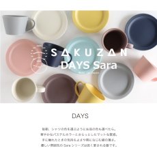 画像2: 【作山窯-SAKUZAN-】SAKUZAN DAYS Sara　ティーポット　520ml  ステンレス茶こし付き サラ (グレイ ネイビー クリーム)  日本製 (2)