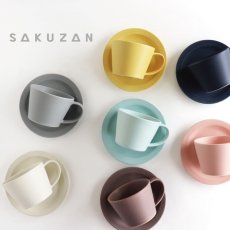 画像1: 【作山窯-SAKUZAN-】SAKUZAN DAYS Sara　カップ&ソーサー　Cup&Saucer　セット　日本製　カラー (1)