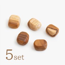 画像1: 【TEAK WOOD】マグネット 石ころ S　セット販売　磁石 (1)