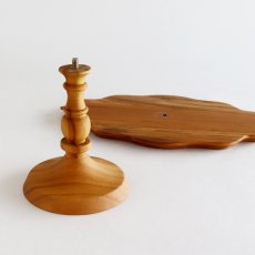 画像6: 【TEAK WOOD】ケーキスタンド　オーバル　L　 28ｃｍ　チーク　木製 (6)