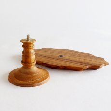 画像7: 【TEAK WOOD】ケーキスタンド　オーバル　S　 18.3ｃｍ　チーク　木製 (7)