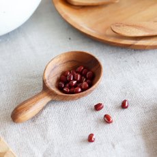 画像1: 【TEAK WOOD】まるスプーン Maru Spoon 7.5ｃｍ チーク 木製 (1)