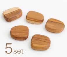 画像1: 【TEAK WOOD】マグネット 石ころ L　セット売り　磁石 (1)