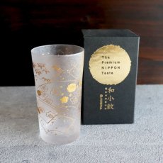 画像8: 【THE Premium NIPPON Taste】　和小紋5　グラス　麻の葉　雪輪　末広　145ml  ビール　日本酒　石塚硝子 (8)