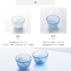 画像4: 【江戸硝子】そばちょこ　カップ　茶器　ガラス食器  日本製　はり　みず　トミガラス　富硝子 (4)