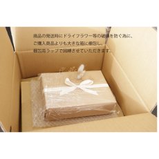 画像10: 【Gift】コサージュ＆カード　有料ギフトラッピング　コサージュBOX　 ドライフラワー　箔押しカード　クラフト紙　コットンリボン　For you  Thank you  Happy Birthday (10)