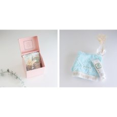 画像6: 【 Gift  】HEUREUSE 　ウルース　ギフトセット　ピンクボックス　ハンドクリーム　ハンカチタオル　ドライフラワー　ガラス花瓶　TOCCA (6)