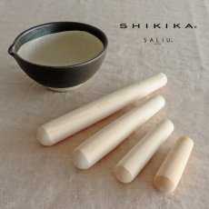 画像1: 【SHIKIKA】東濃ひのき　すりこぎ　24cm 18cm 12 cm 9cm  SALIU 日本製 (1)