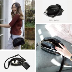 画像5: 【STACKERS】クロスボディバッグ　Cross Body Bag  ブラック　Black ショルダーバッグ　 スタッカーズ 　ロンドン　UK (5)