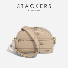 画像12: 【STACKERS】クロスボディバッグ　Cross Body Bag  キャメル　Camel ショルダーバッグ　 スタッカーズ 　ロンドン　UK (12)