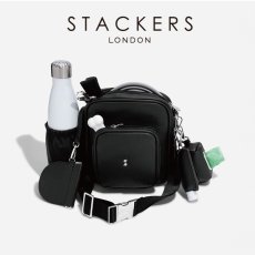 画像1: 【STACKERS】ドッグウォーキングバッグ Dog Walking Bag  ブラック  Black 　犬のお散歩　スタッカーズ 　ロンドン　UK 　犬のお散歩　 (1)