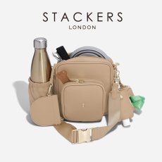 画像1: 【STACKERS】ドッグウォーキングバッグ Dog Walking Bag  キャメル　Camel　犬のお散歩　スタッカーズ 　ロンドン　UK 　犬のお散歩　 (1)