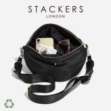 画像1: 【STACKERS】ナイロンボディバッグ　Recycled Nylon Body Bag ブラック　Black ショルダーバッグ　 スタッカーズ 　ロンドン　UK (1)