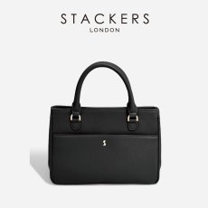 画像1: 【STACKERS】スモールハンドバッグ　Small Handbag  ブラック　Black  スタッカーズ 　ロンドン　UK (1)