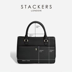 画像17: 【STACKERS】スモールハンドバッグ　Small Handbag  ブラック　Black  スタッカーズ 　ロンドン　UK (17)