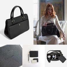 画像5: 【STACKERS】スモールハンドバッグ　Small Handbag  ブラック　Black  スタッカーズ 　ロンドン　UK (5)