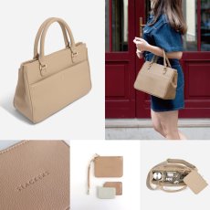 画像5: 【STACKERS】スモールハンドバッグ　Small Handbag  キャメル　Camel  スタッカーズ 　ロンドン　UK (5)