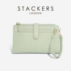 画像1: 【STACKERS】ウォレットバッグ Wallet Bag セージグリーン SageGreen 　スタッカーズ 　ロンドン　UK (1)