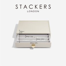 画像3: 【STACKERS】クラシック　ドロワー ジュエリーケース 5sec  オートミール　Oat meal    引き出し　スタッカーズ (3)