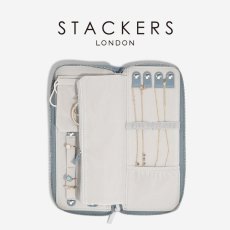 画像2: 【STACKERS】ジュエリーロール  Jewellery Roll ダスキーブルー Dusky Blue スタッカーズ　イギリス　ロンドン (2)