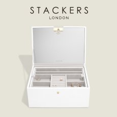 画像8: 【STACKERS】ラグジュアリークラシック ボックス  Luxury Classic Box  TwoTone  ペブルホワイト　Pebble White  ジュエリーボックス　スタッカーズ　ロンドン　イギリス (8)