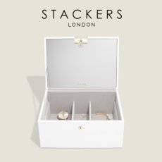 画像9: 【STACKERS】ラグジュアリークラシック ボックス  Luxury Classic Box  TwoTone  ペブルホワイト　Pebble White  ジュエリーボックス　スタッカーズ　ロンドン　イギリス (9)