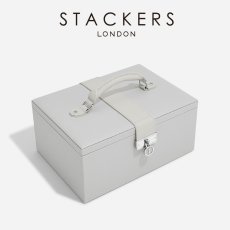 画像1: 【STACKERS】ラグジュアリークラシック ボックス  Luxury Classic Box　 TwoTone  ペブルグレー　Pebble Gray   ジュエリーボックス　スタッカーズ　ロンドン　イギリス (1)