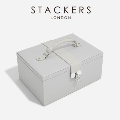 画像1: 【STACKERS】ラグジュアリークラシック ボックス  Luxury Classic Box　 TwoTone  ペブルグレー　Pebble Gray   ジュエリーボックス　スタッカーズ　ロンドン　イギリス