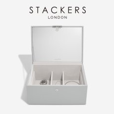 画像9: 【STACKERS】ラグジュアリークラシック ボックス  Luxury Classic Box　 TwoTone  ペブルグレー　Pebble Gray   ジュエリーボックス　スタッカーズ　ロンドン　イギリス (9)