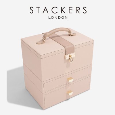 画像2: 【STACKERS】ラグジュアリークラシック ボックス  Luxury Classic  Box 　TwoTone　ブラッシュピンク　Blush Pink 　ジュエリーボックス　スタッカーズ　ロンドン　イギリス