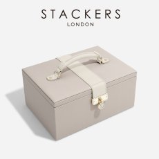 画像1: 【STACKERS】ラグジュアリークラシック ボックス  Luxury Classic  Box   TwoTone  トープ　Taupe   ジュエリーボックス　スタッカーズ　ロンドン　イギリス (1)