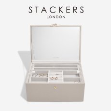 画像8: 【STACKERS】ラグジュアリークラシック ボックス  Luxury Classic  Box   TwoTone  トープ　Taupe   ジュエリーボックス　スタッカーズ　ロンドン　イギリス (8)