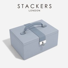 画像1: 【STACKERS】ラグジュアリークラシック ボックス  Luxury Classic  Box  TwoTone ダスキーブルー　Dusky Blue  ジュエリーボックス　スタッカーズ　ロンドン　イギリス (1)