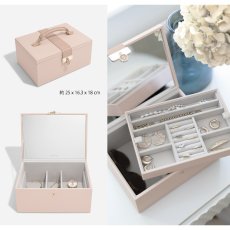 画像4: 【STACKERS】ラグジュアリークラシック ボックス  Luxury Classic  Box 　TwoTone　ブラッシュピンク　Blush Pink 　ジュエリーボックス　スタッカーズ　ロンドン　イギリス (4)