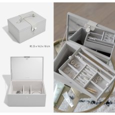 画像4: 【STACKERS】ラグジュアリークラシック ボックス  Luxury Classic Box　 TwoTone  ペブルグレー　Pebble Gray   ジュエリーボックス　スタッカーズ　ロンドン　イギリス (4)