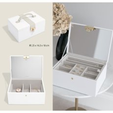 画像4: 【STACKERS】ラグジュアリークラシック ボックス  Luxury Classic Box  TwoTone  ペブルホワイト　Pebble White  ジュエリーボックス　スタッカーズ　ロンドン　イギリス (4)