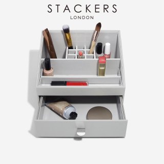 STACKERS】メイクアップ オーガナイザー トープ グレージュ Taupe