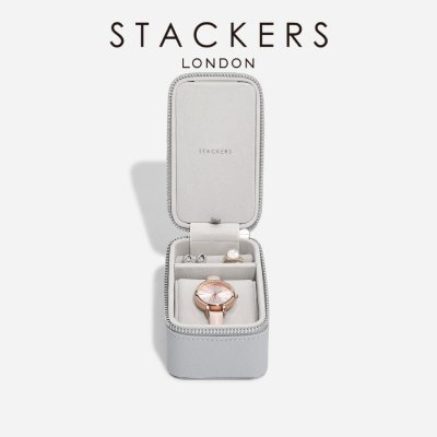 画像1: 【STACKERS】ジュエリー＆ウォッチボックス　ブラッシュピンク　Blush Pink   	76328  トラベル　  Travel Jewellery & Watch Box   スタッカーズ　イギリス　ロンドン